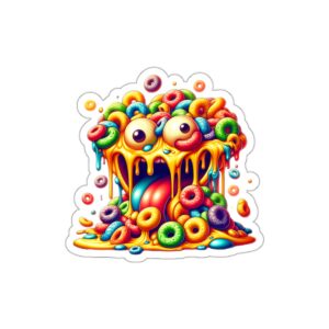 Cereal Monster Die-Cut Stickers