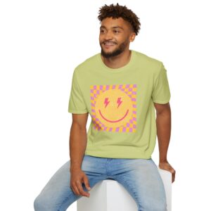 Smiley Grunge- Unisex Softstyle Tee