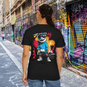 Shark in these Streets- Unisex Garment-Dyed T-shirt