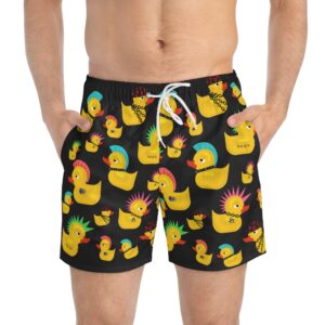 Mother Ducker Rock Swim Trunks