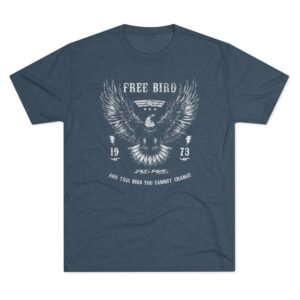 Free Bird White- Unisex Tri-Blend Tee