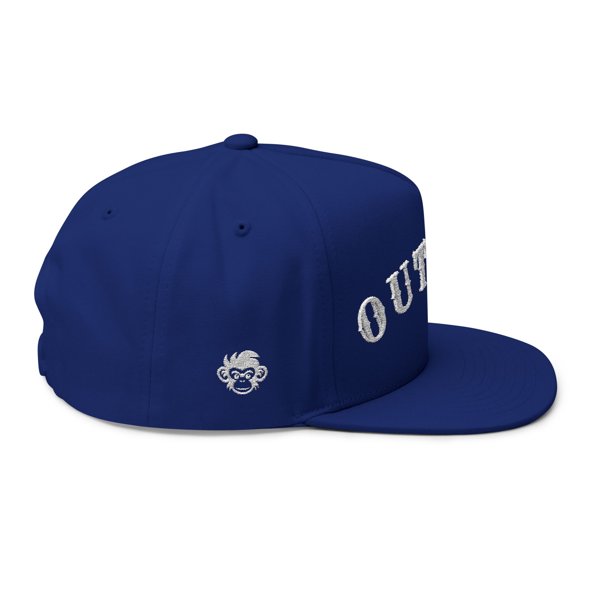 Embroidered Outlaw Flat Bill Cap - Image 12