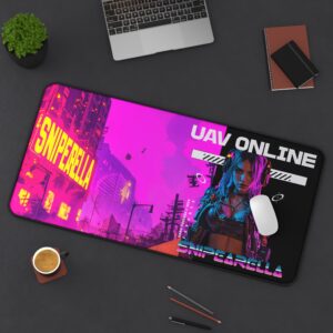 SnipeArella- Custom Desk Mat 16X32