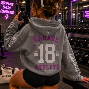 Snow Washed Loose Cotton Hoodie