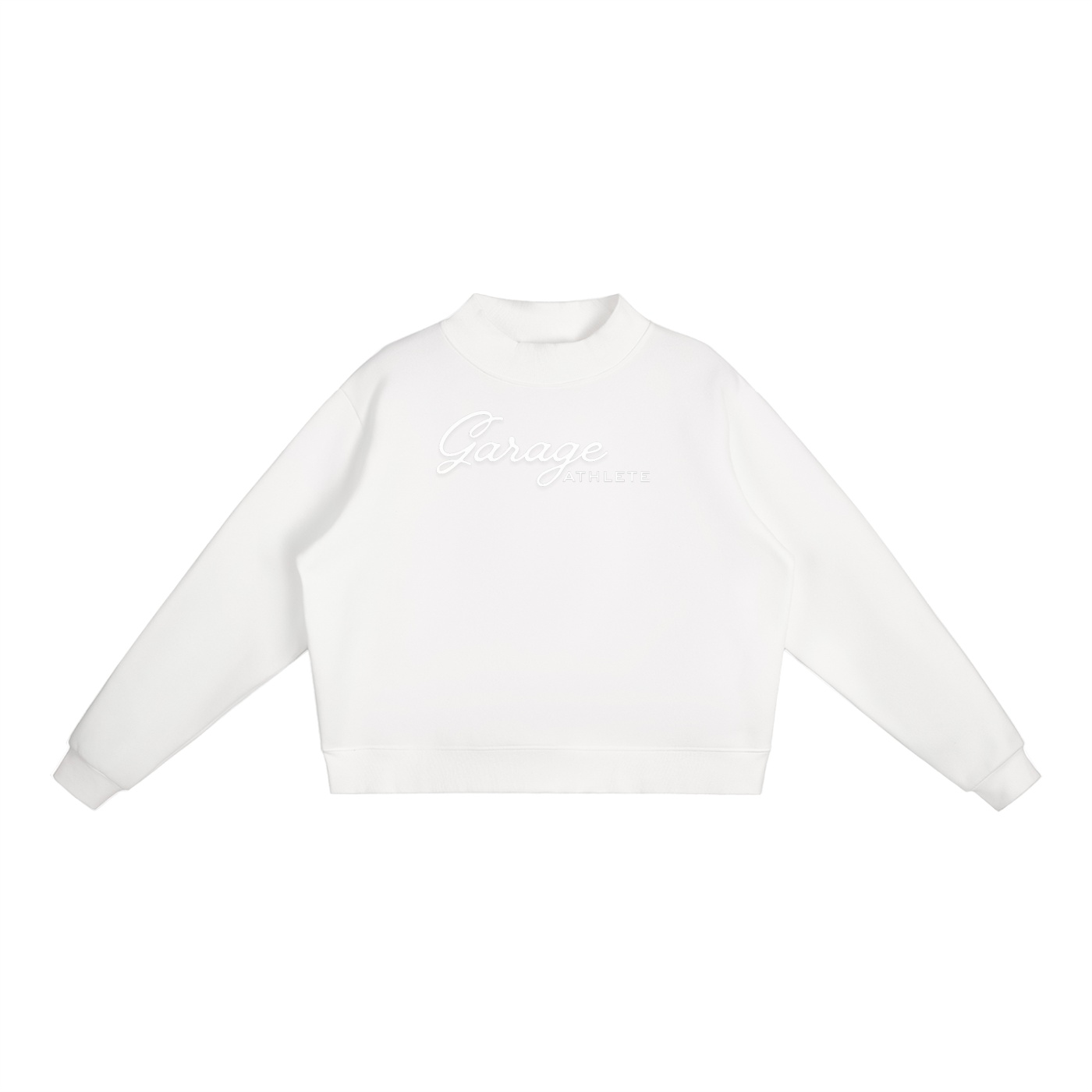 Essential Fleece Mock-Neck Crew Sweatshirt - Image 11