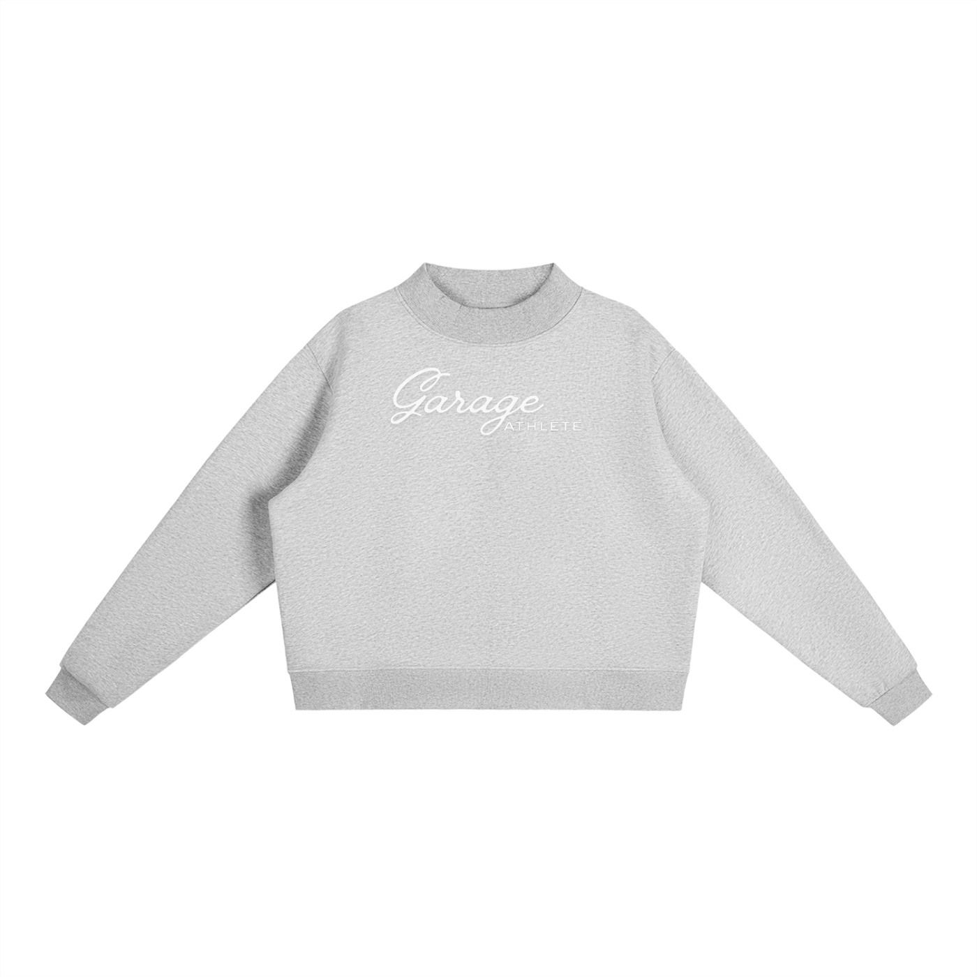 Essential Fleece Mock-Neck Crew Sweatshirt - Image 9