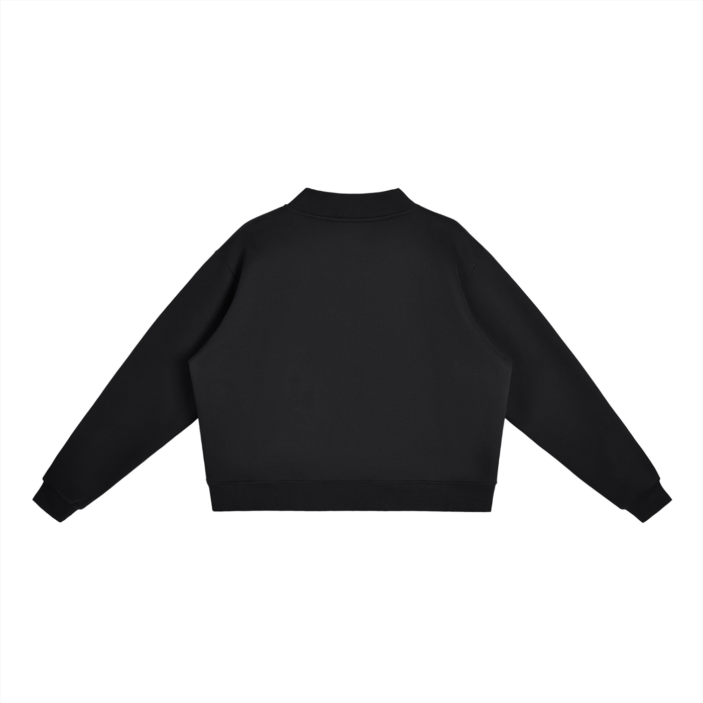 Essential Fleece Mock-Neck Crew Sweatshirt - Image 2