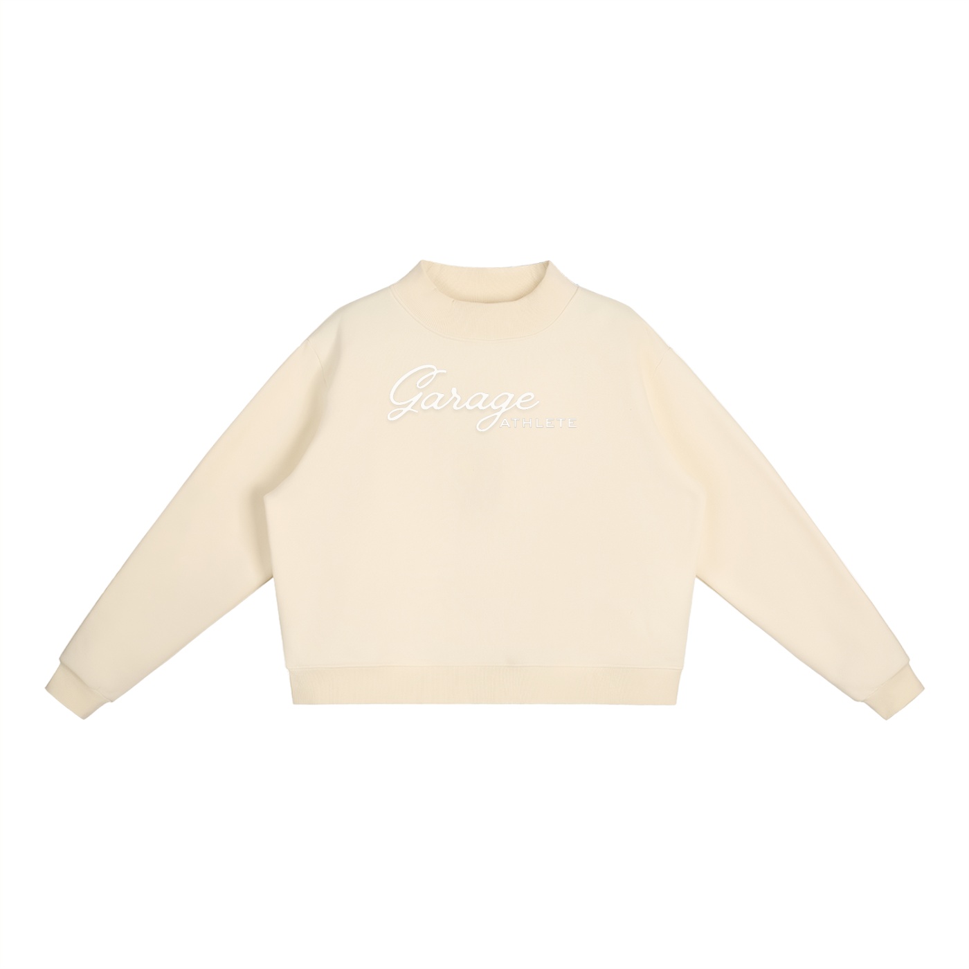 Essential Fleece Mock-Neck Crew Sweatshirt - Image 7