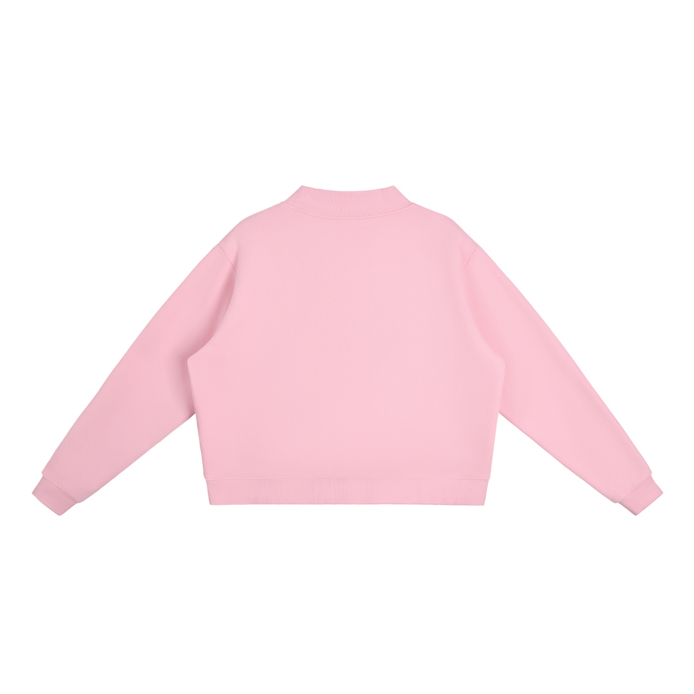 Essential Fleece Mock-Neck Crew Sweatshirt - Image 4