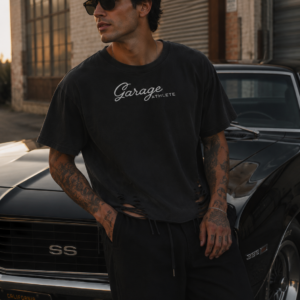 Snow Washed Raw-Hem T-Shirt