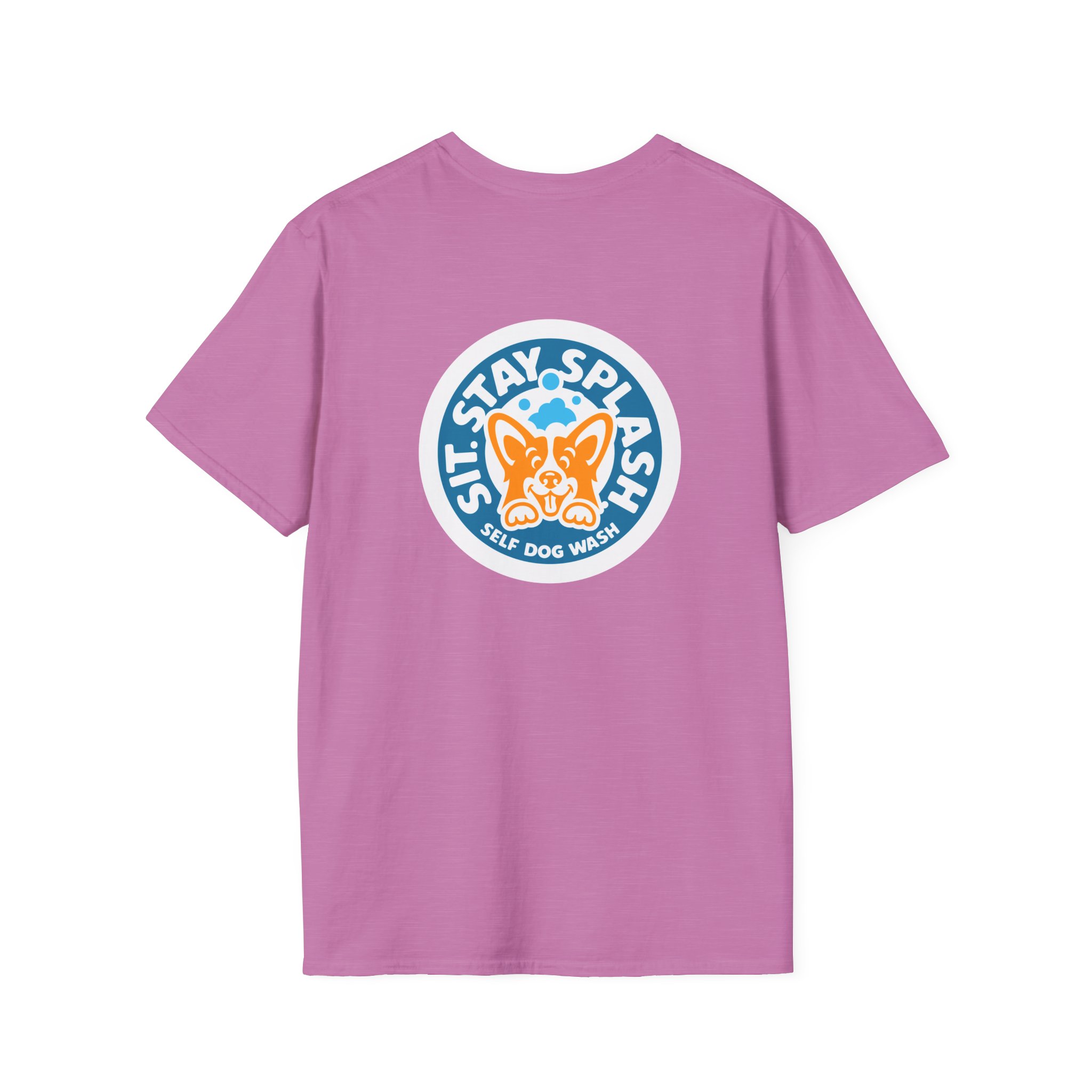 Sit Stay Splash- Taylor- Unisex Softstyle T-Shirt - Image 35