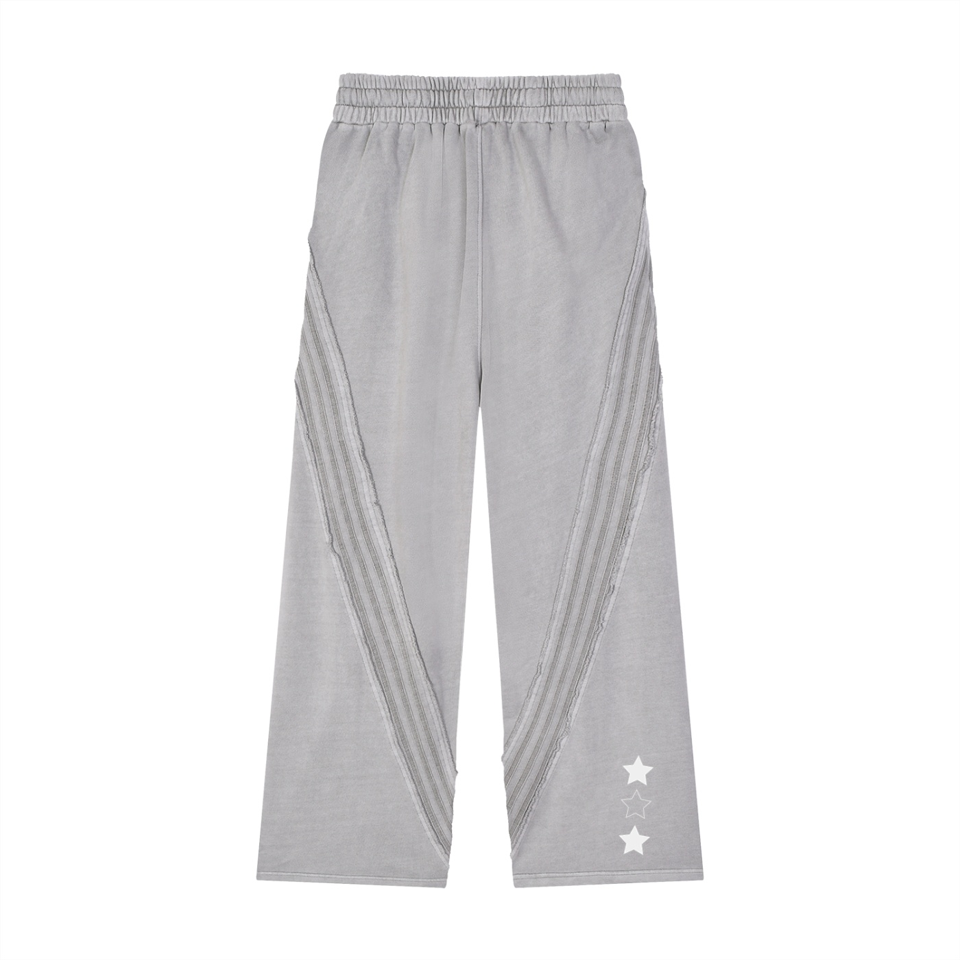Snow Washed Tape Raw Edge Sweatpants - Image 8