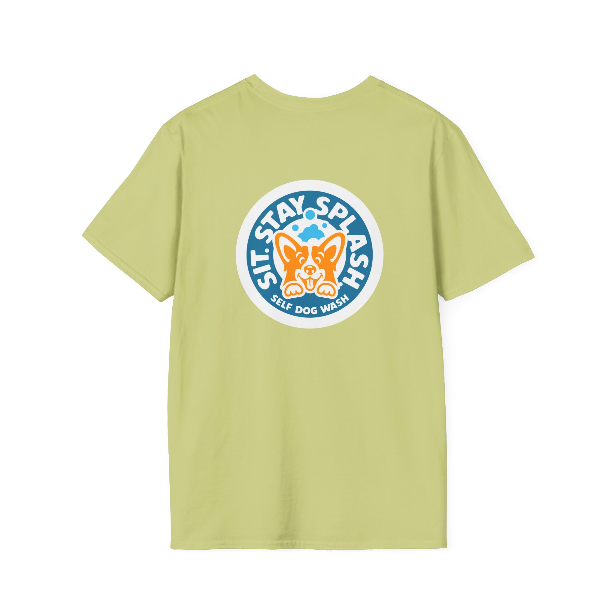 Sit Stay Splash- Taylor- Unisex Softstyle T-Shirt - Image 7