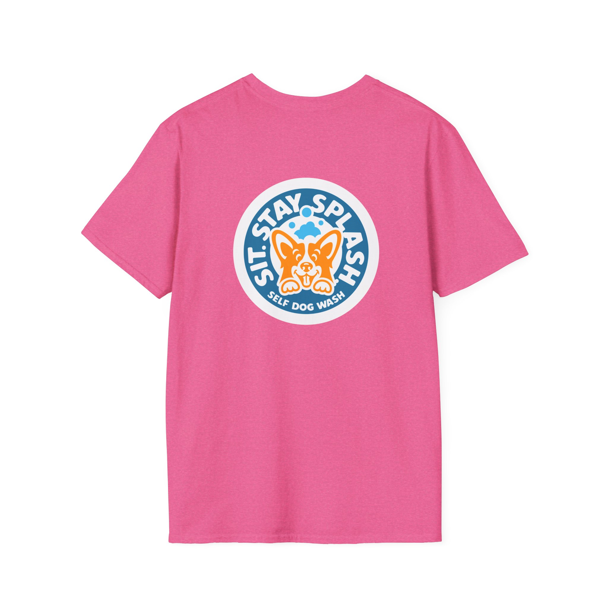 Sit Stay Splash- Taylor- Unisex Softstyle T-Shirt - Image 39