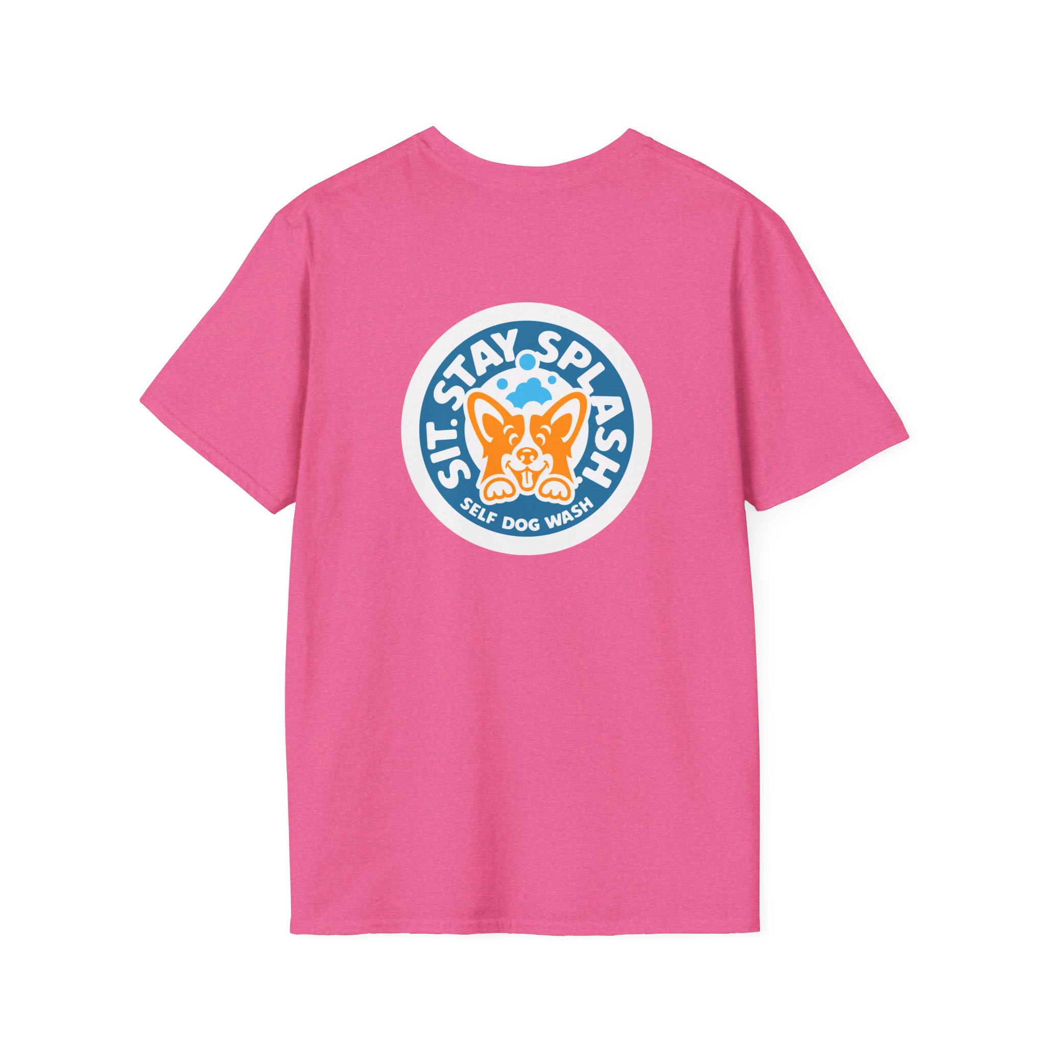 Sit Stay Splash- Alyssa- Unisex Softstyle T-Shirt - Image 39