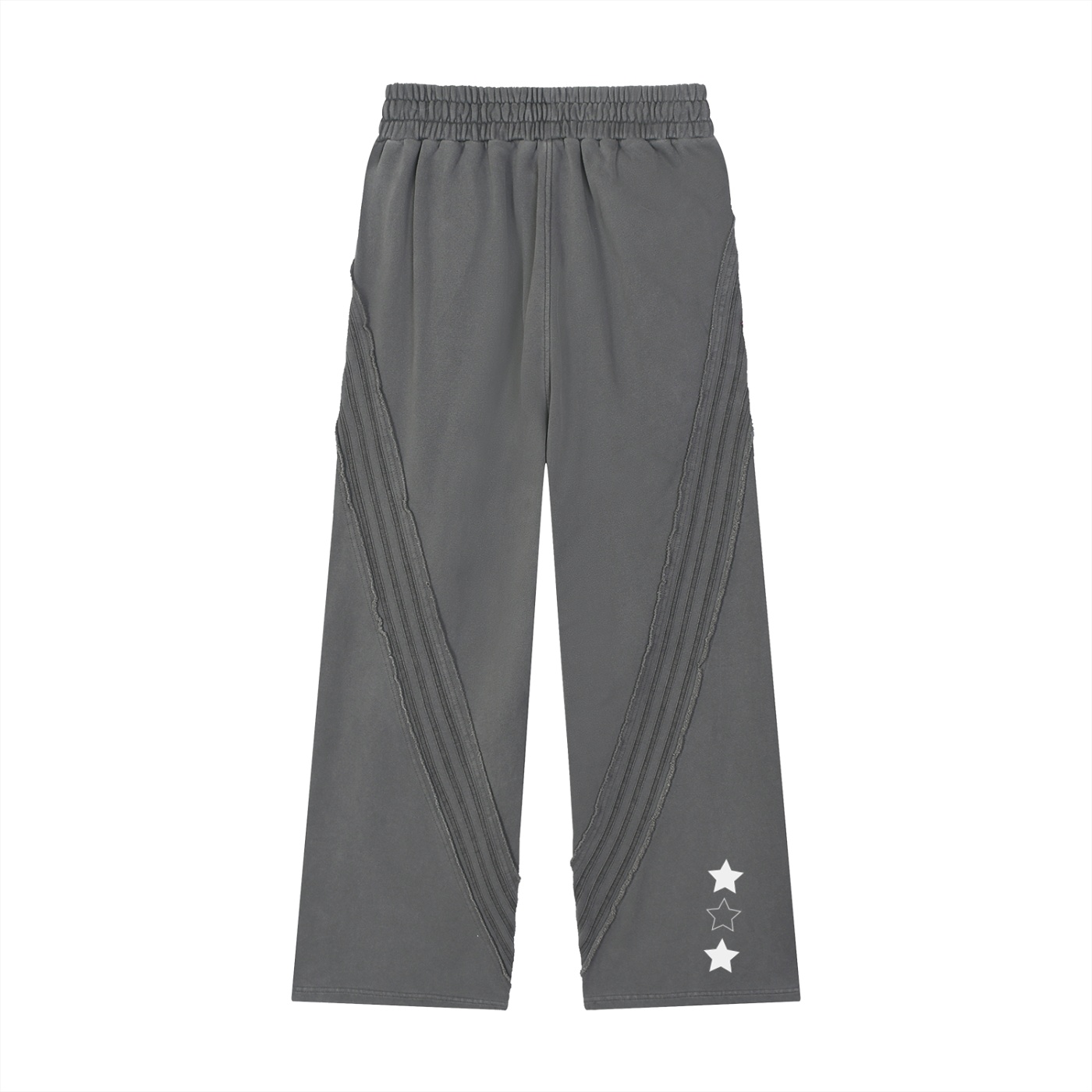 Snow Washed Tape Raw Edge Sweatpants - Image 6
