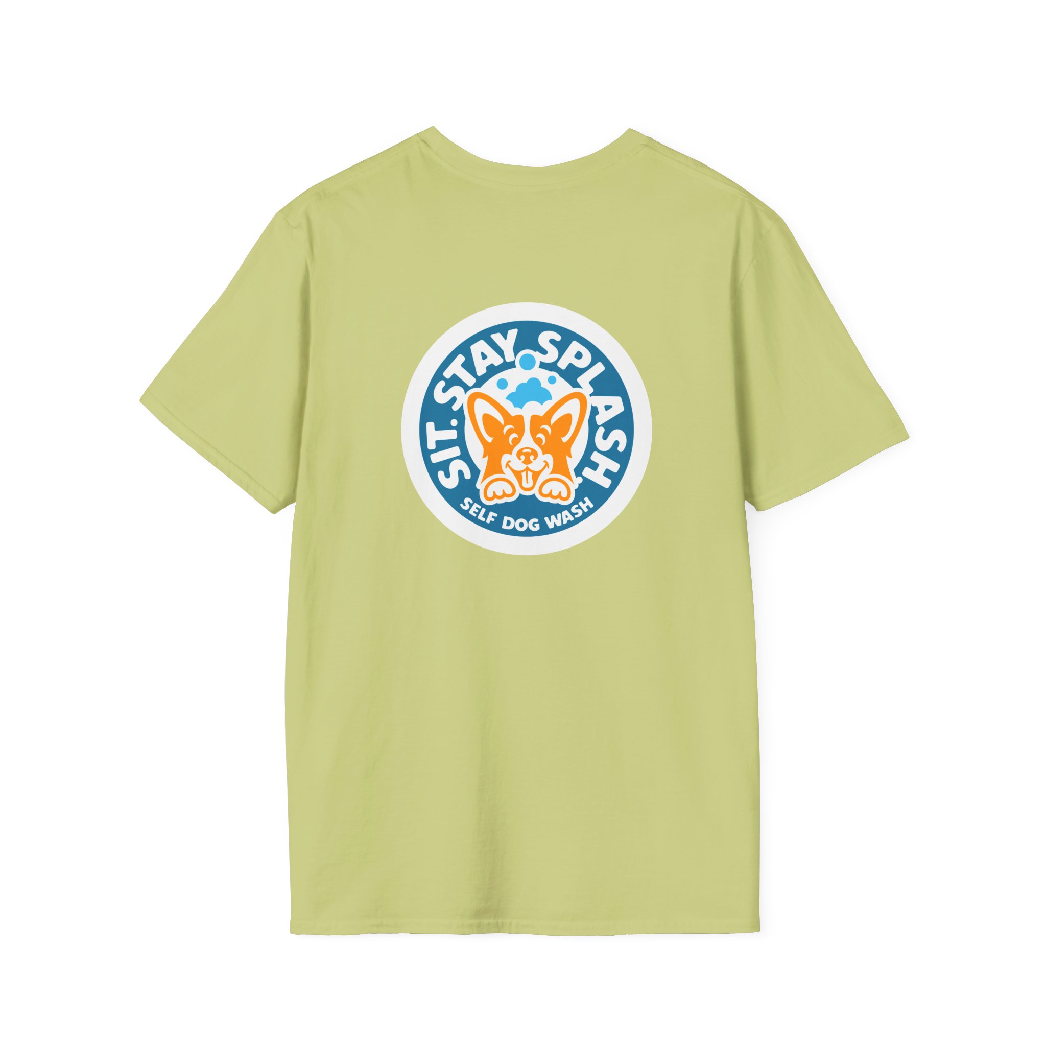Sit Stay Splash- Alyssa- Unisex Softstyle T-Shirt - Image 3