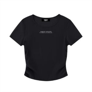 Ruched Bodycon Crop Top