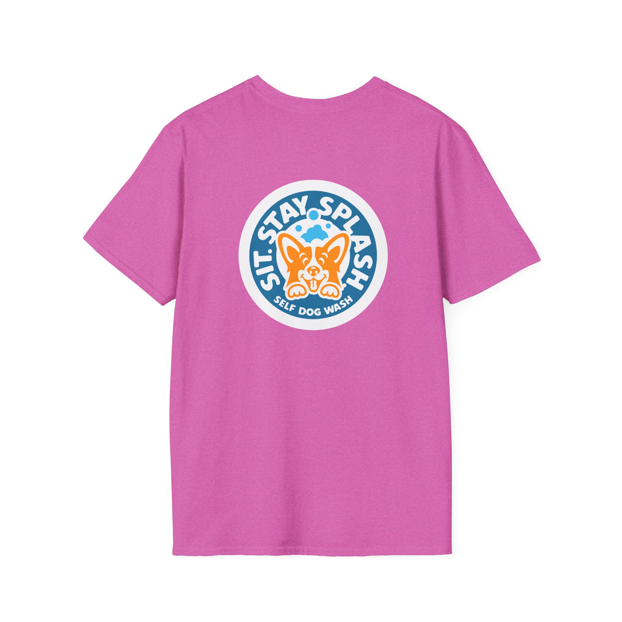 Sit Stay Splash- Alyssa- Unisex Softstyle T-Shirt - Image 43
