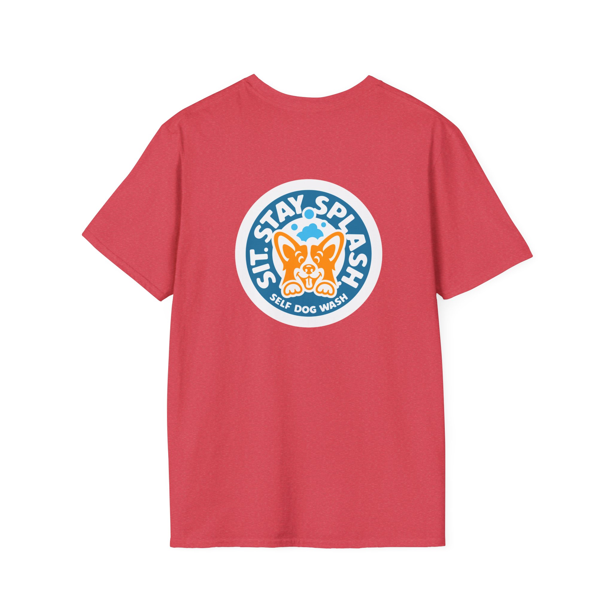 Sit Stay Splash- Taylor- Unisex Softstyle T-Shirt - Image 47