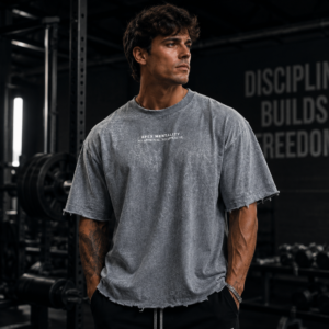 Apex Mentality- Snow Wash Raw-Hem Boxy T-shirt