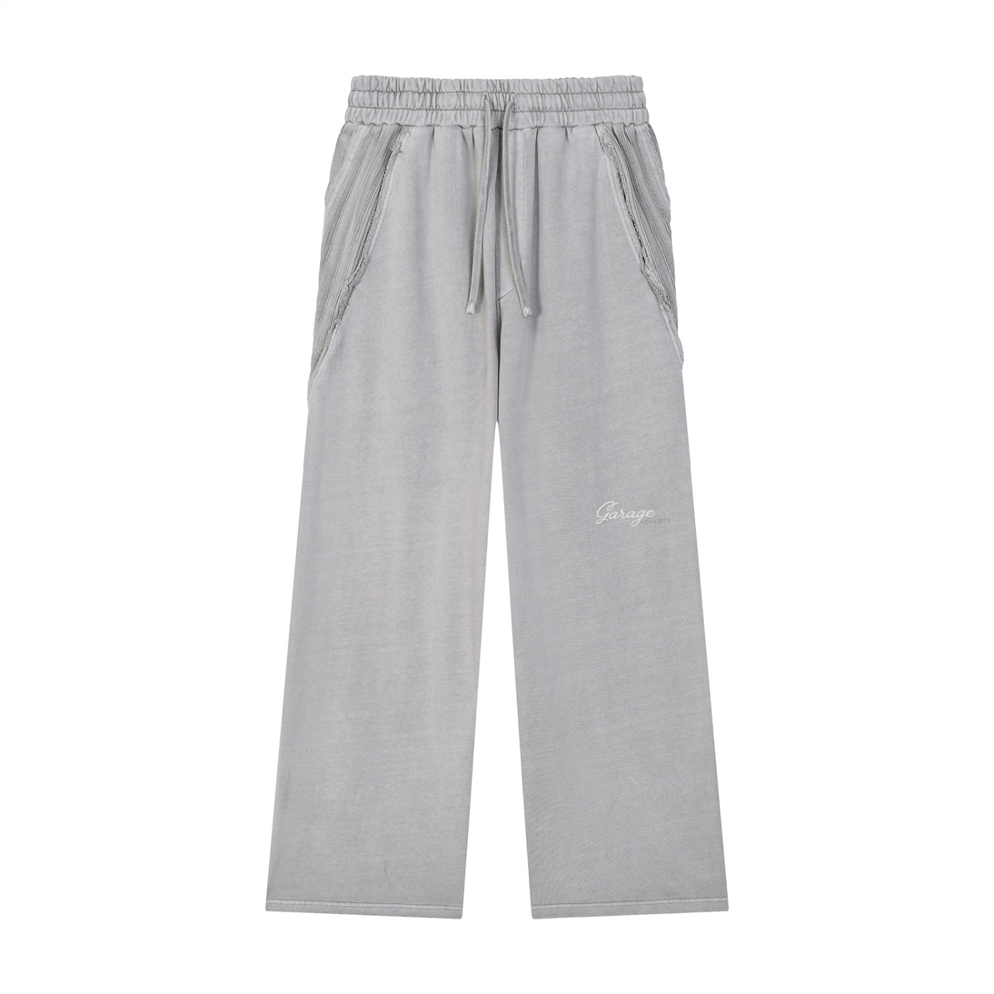 Snow Washed Tape Raw Edge Sweatpants - Image 7
