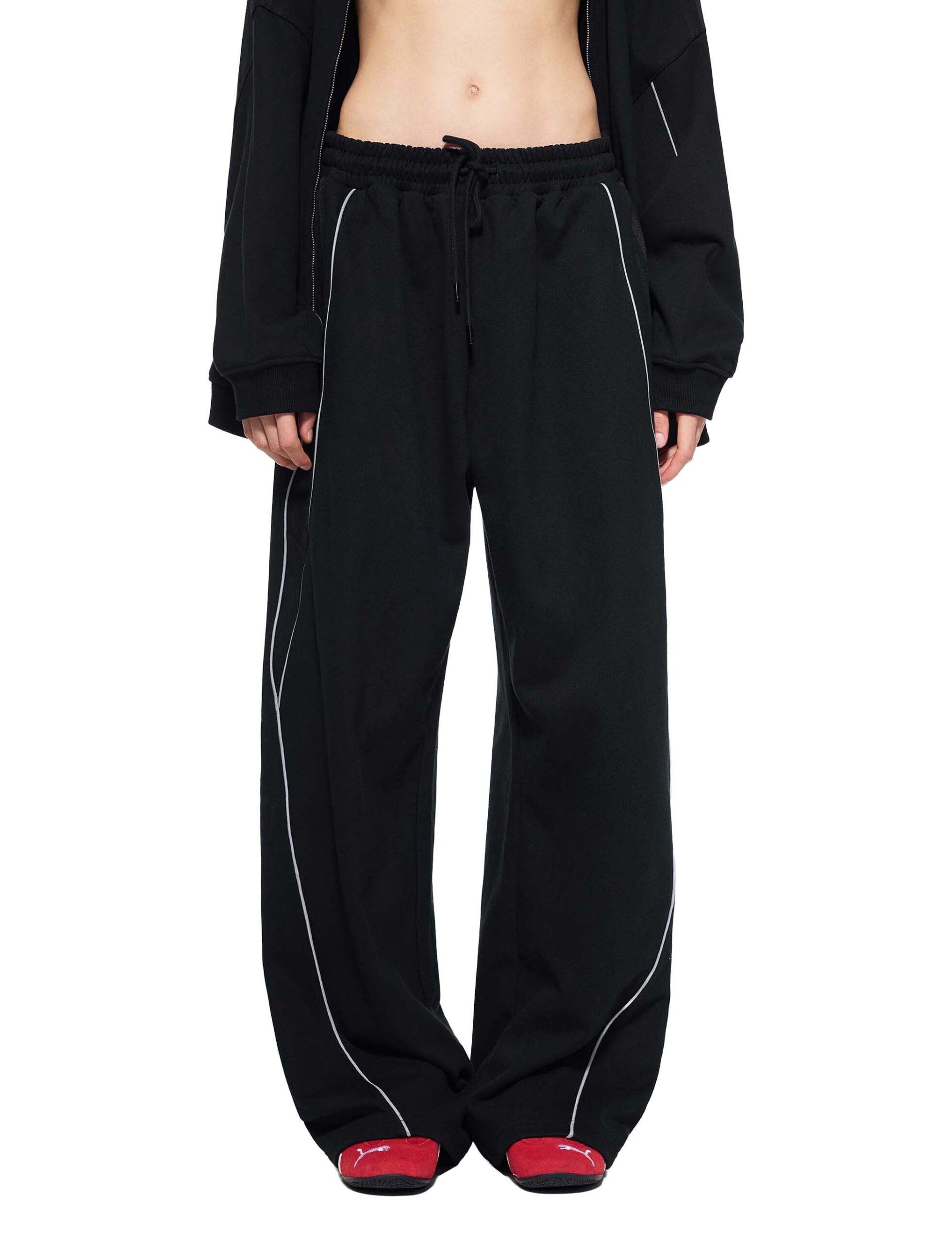 Reflection Striped Straight-Leg Sweatpants - Image 6
