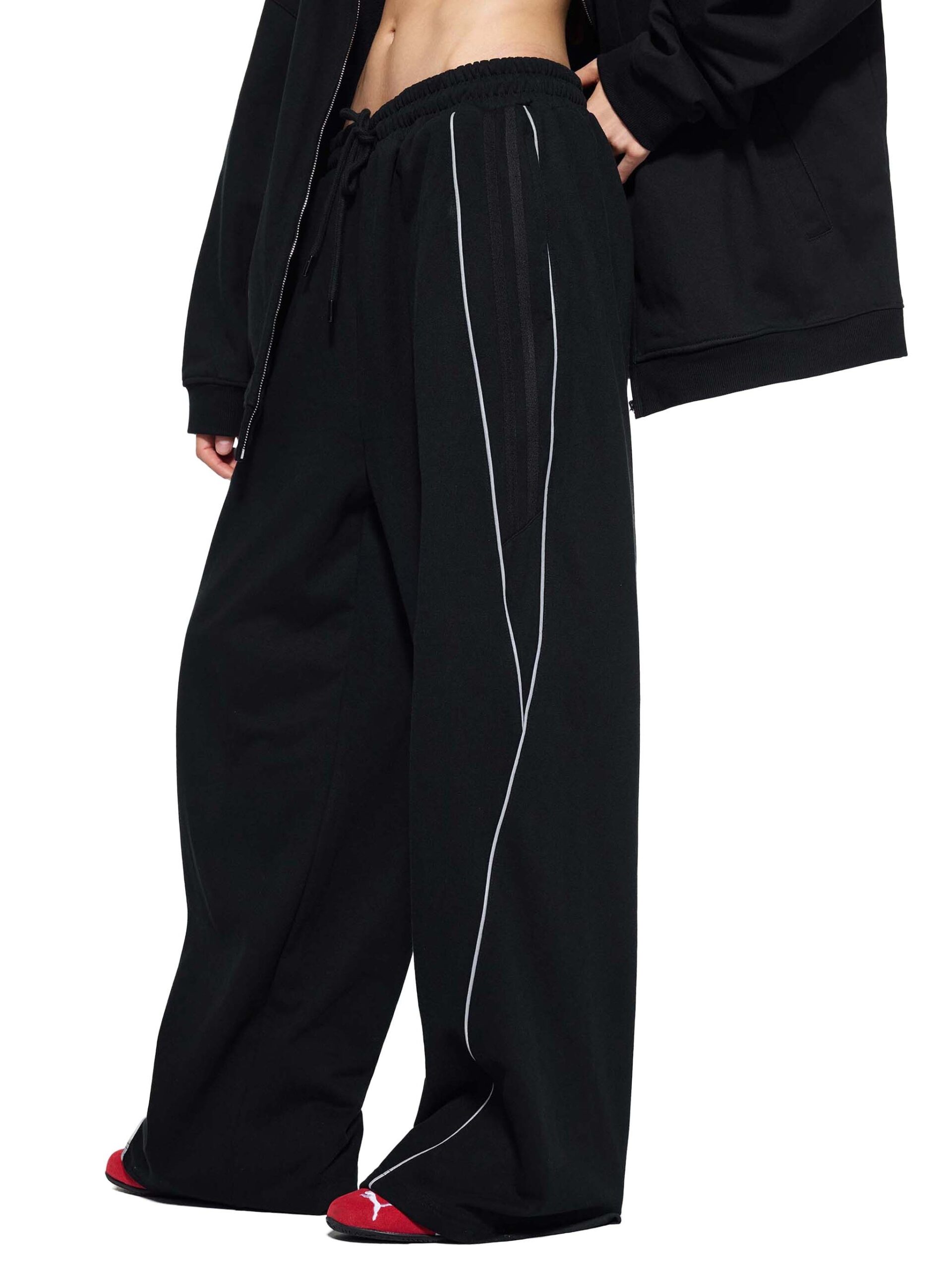 Reflection Striped Straight-Leg Sweatpants - Image 7