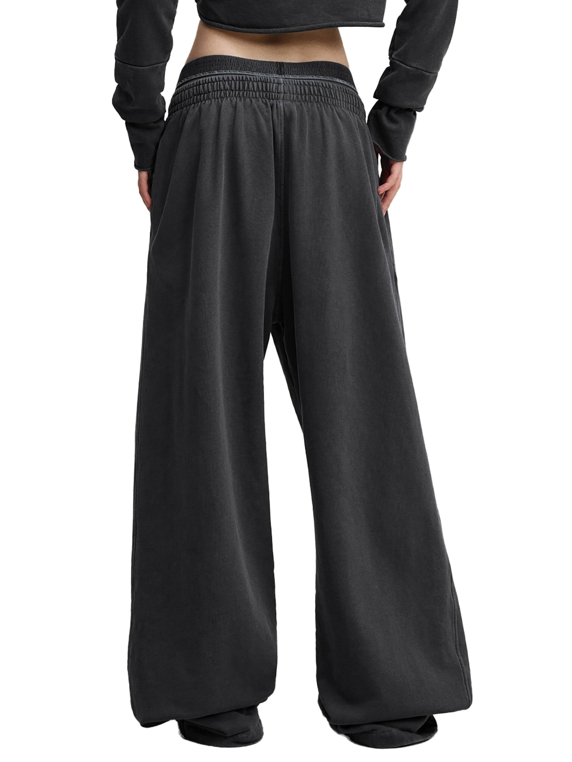 Womens- Vintage Washed Waist Pants - Image 8