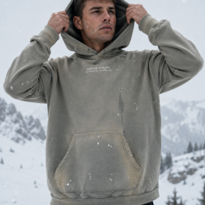 Garage Athlete- No Approval. No Applause- Vintage Washed Frayed Fleece Hoodie