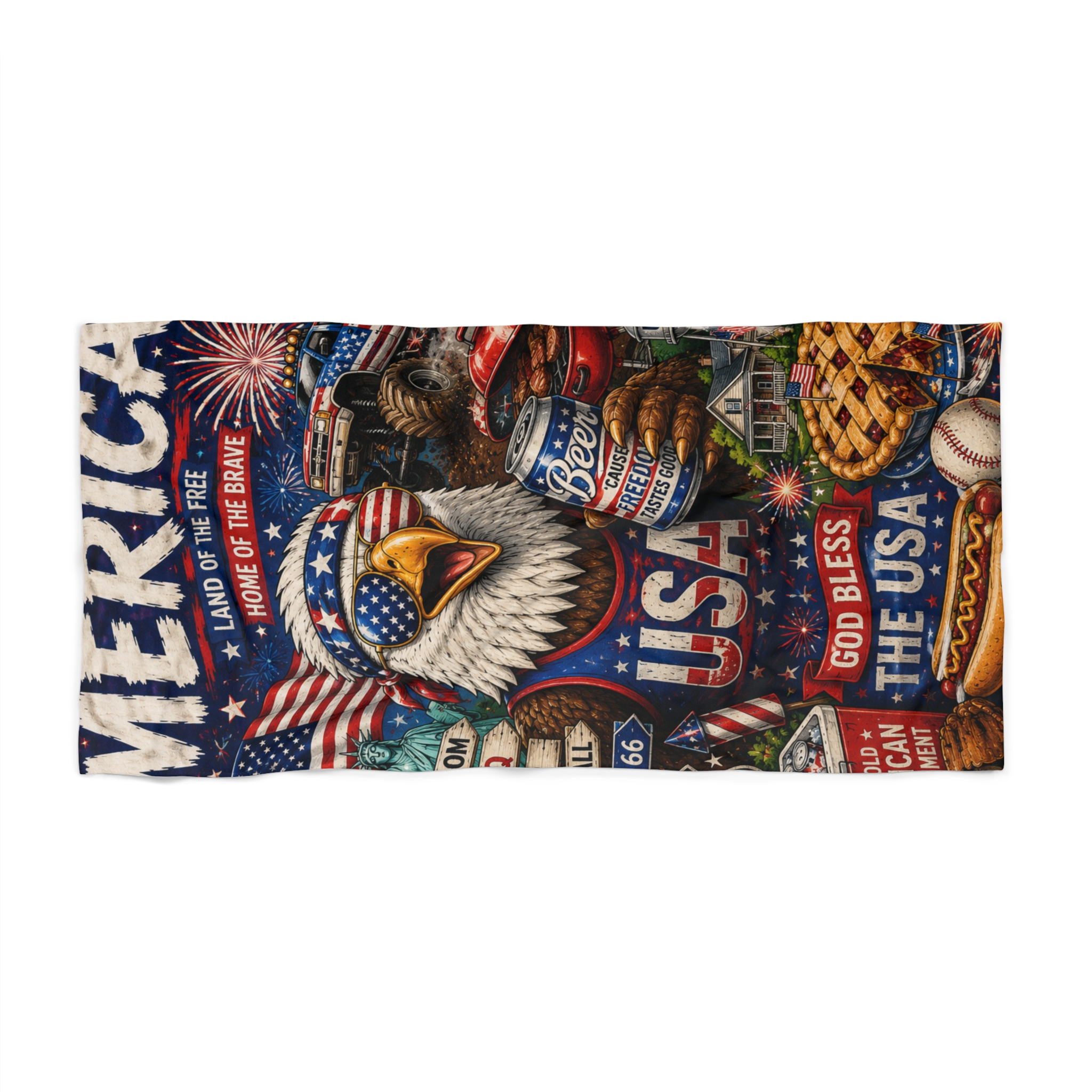 Merica Beach Towel - Image 4