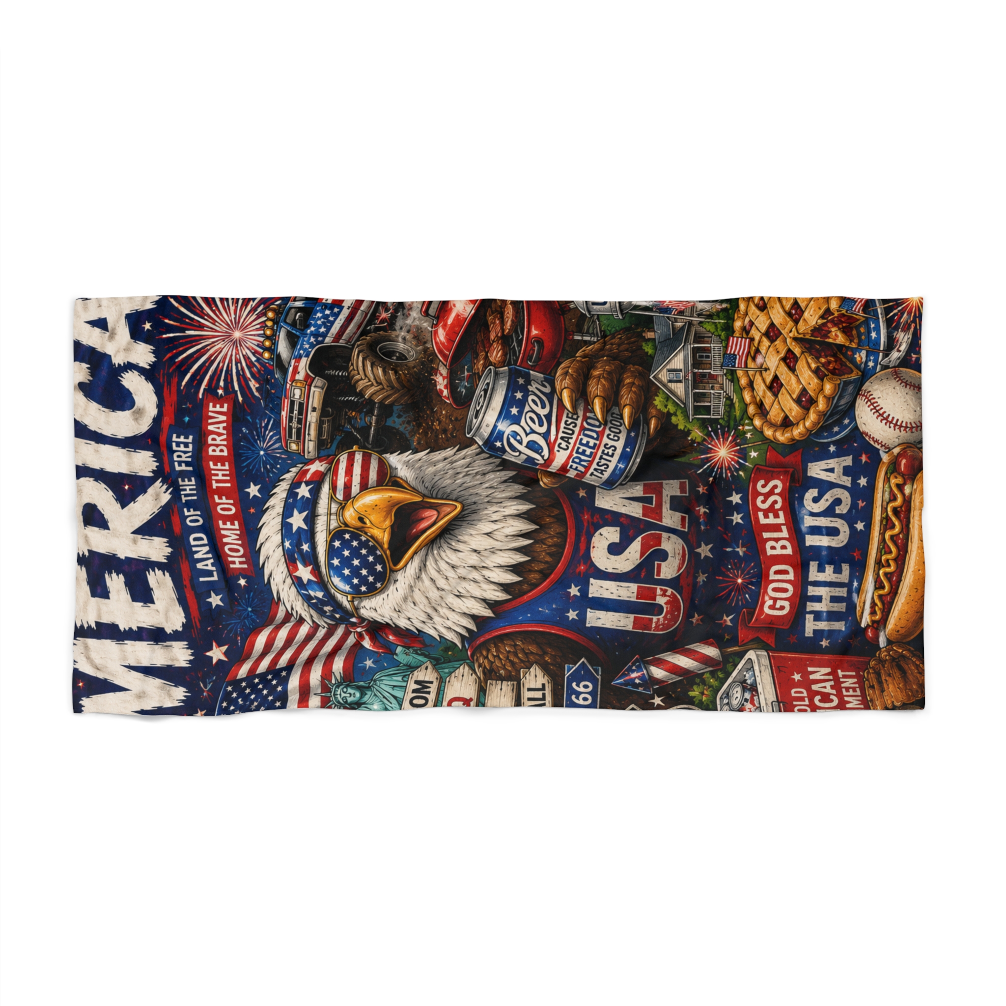 Merica Beach Towel - Image 2