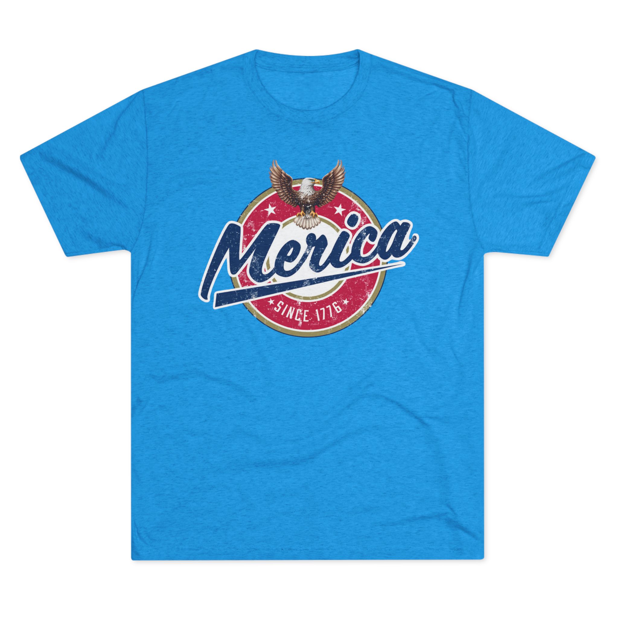 Merica Unisex Tri-Blend Crew Tee - Image 6