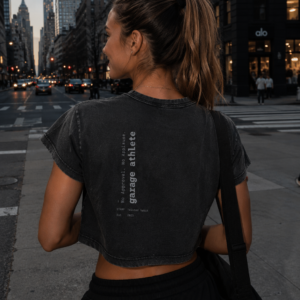 Snow Washed Crop Top
